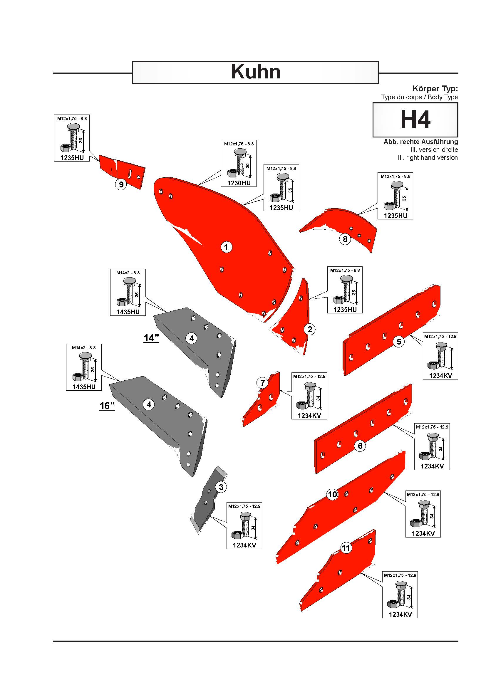 库恩H4